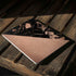 Black and Rose Gold Marble Split Surface Laptop 2 Skin